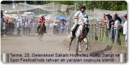 Sakarlı Hıdırellez Festivali'nde Rahvan At Yarışları Coşkusu
